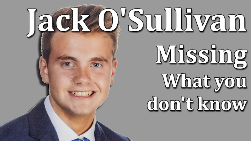 Jack O'Sullivan Still Missing